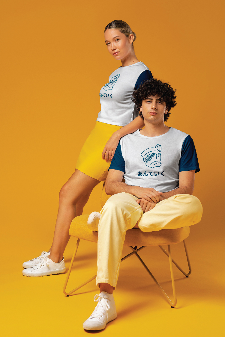 Anteiku Tokyo Ghoul Comfy T-Shirt Blue